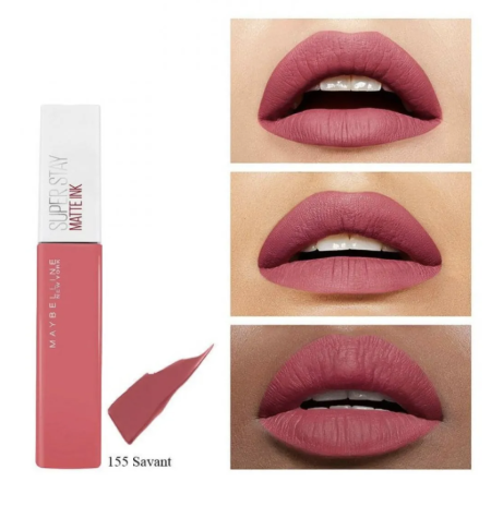 Maybelline New York Super Stay Matte Ink Liquid Matte Lipstick - 155 savant